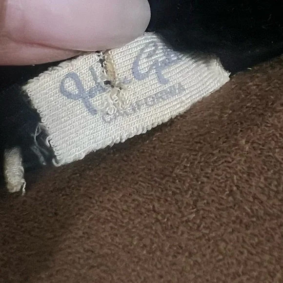 J. Galt Faux Fur Black Collared Coat - Picture 3 of 6